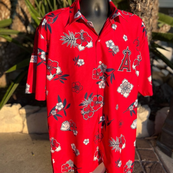 Los Angeles Angels Hawaiian Shirt - Picture 1 of 10